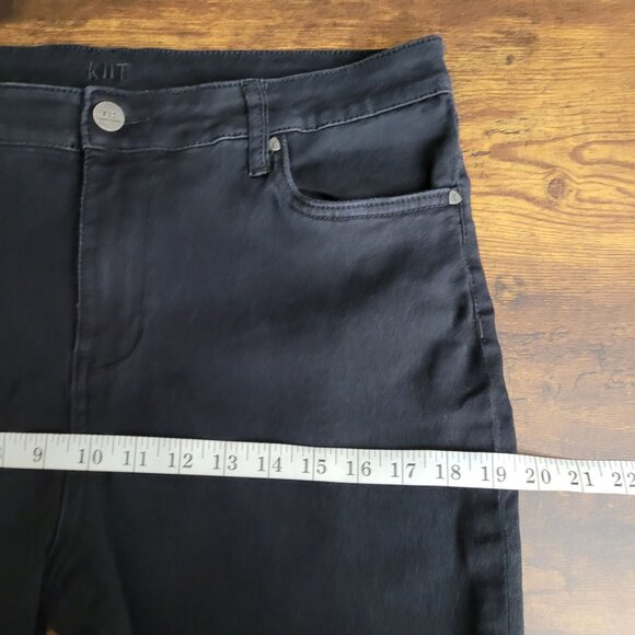 Kut from the Kloth Jeans 16 S High Rise Toothpick Skinny Black Wash Stretch Deni - Picture 7 of 10